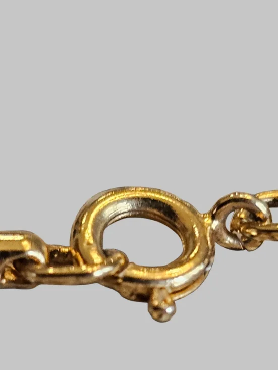 Vintage JJ Owl Pendant Necklace – Gold Tone & Enamel Signed JJ - Picture 4 of 6